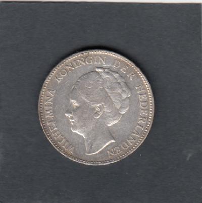 Beschrijving: 1 Gulden WILHELMINA 